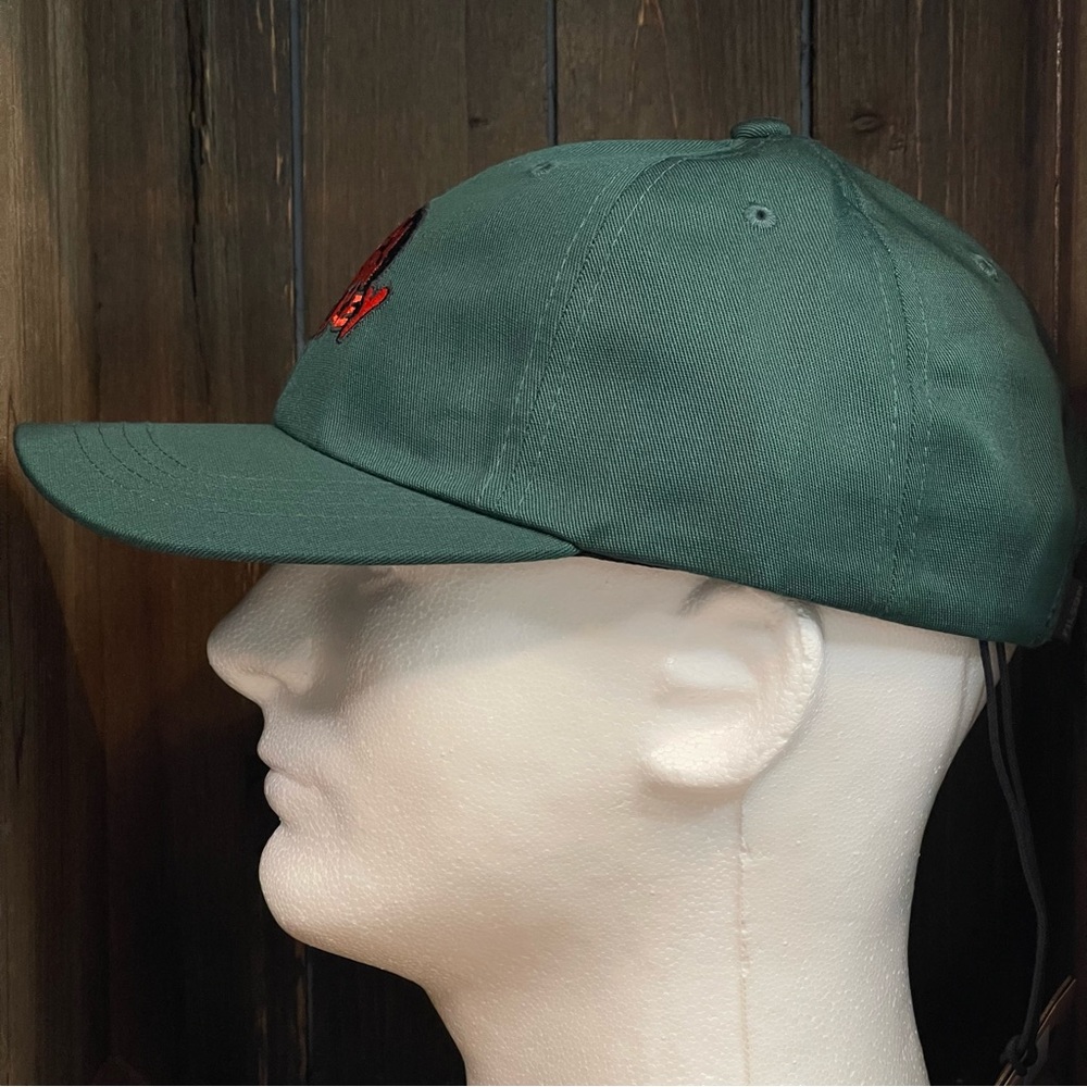 SOLD-Filson Limited Edition Smokey Bear Low Profile Hat Cap Green Mens Strapback - Picture 8 of 12